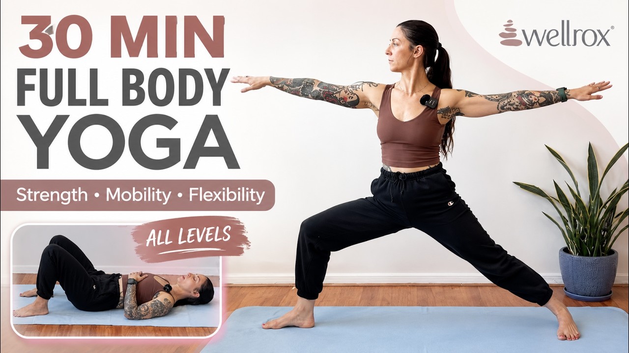 30 Min Yoga Flow | Full Body Strength and Mobility - YouTube