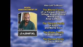 Les Alden Mitchell  ~ Long Obituary