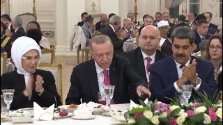 President Erdogan hosted a dinner in honour of the leaders attending the Inauguration Ceremony