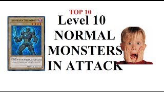 Top 10 Level 4 Monsters in Attack!! YUGIOH
