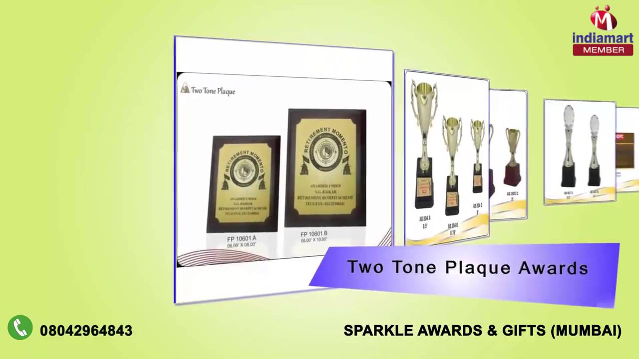 Crystal Trophies And Awards By Sparkle Awards & Gifts, Mumbai