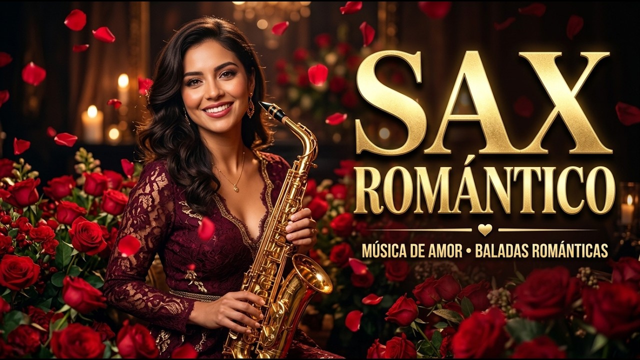 Boleros Románticos Saxofón – Música Suave para Dormir Profundamente y Relajarse