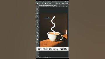 Simple way to add steam and vapour in Photoshop  #photoshoptips  #photoshoptutorial #coffee