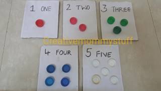 DIY activity to introduce numbers and counting