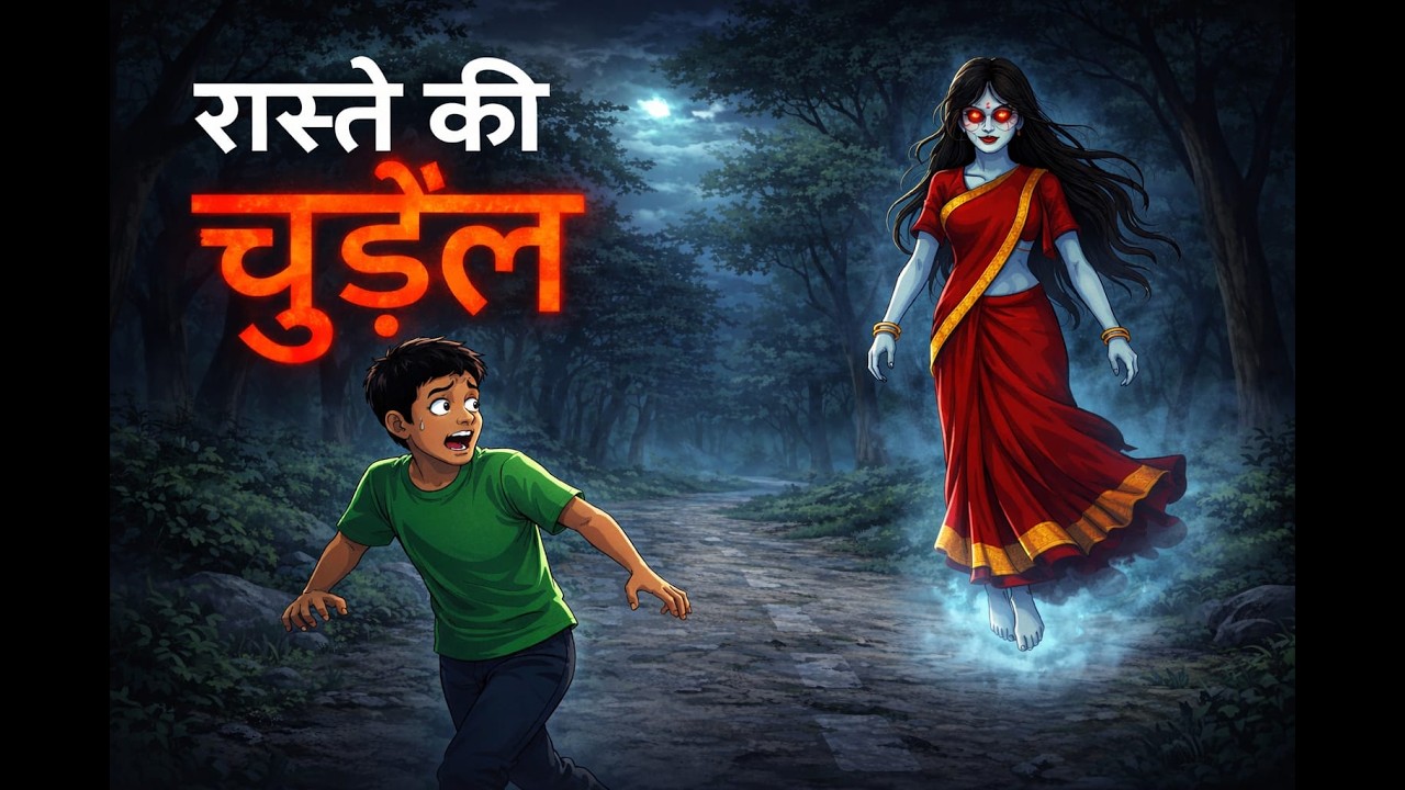 रास्ते की चुड़ैल | जंगल में मिली लाल साड़ी वाली औरत | Horror Story in Hindi