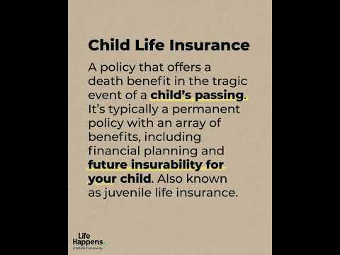 Child Life Insurance Basics Explained LIAM 2025 NAIFA Education Series 