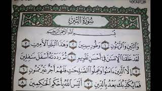 سوره التين مكرره/القارئ/الشيخ ماهر المعيقلي
