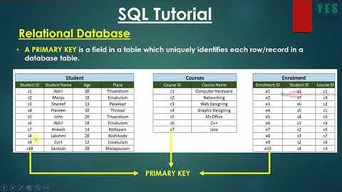 4.  Primary Key   SQL  MySQL Malayalam Tutorial