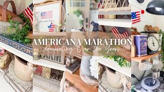 🇺🇸 AMERICANA MARATHON // DECORATING & PARTY PREP FOR THE JULY 4TH // CHARLOTTE GROVE FARMHOUSE