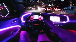 HELLCAT REDEYE NIGHT POV ONE HANDED DRIFTS!!