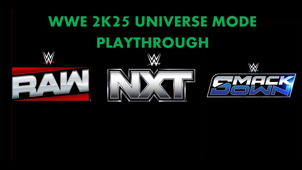 Twitch VOD - WWE 2K25 Universe Mode Stream - Royal Rumble Build Begins!