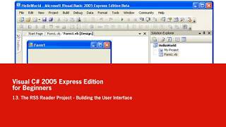 Lesson 14- The RSS Reaser Project - Bulding the User Interface