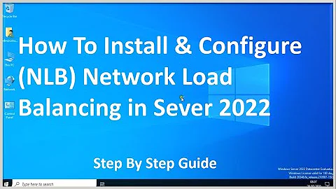 How to Install & Configure Network Load Balancing (NLB) in Server 2022 !! Step by Step Guide !!