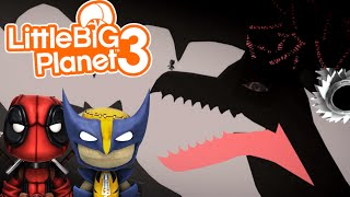 CORRUPTED ERROR IN FILE!! | Little Big Planet 3 Multiplayer (31) Sackboy.Exe Origins Creepypasta