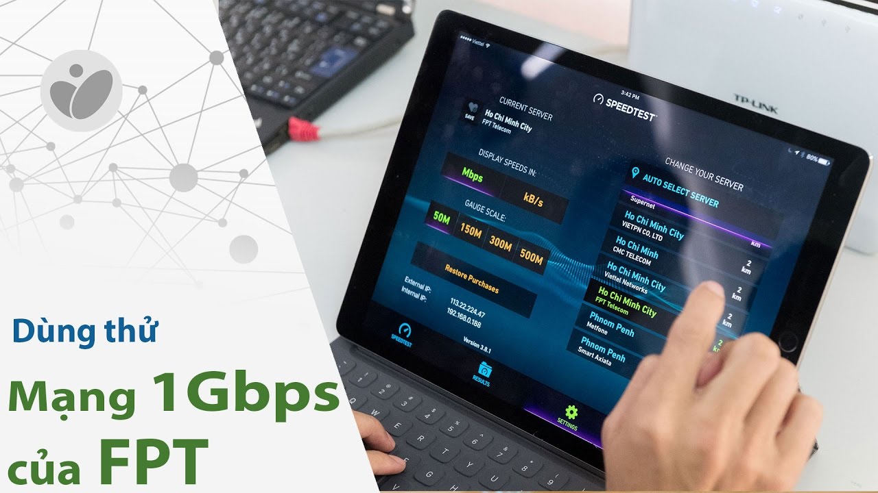 1gbps  New  Tinhte.vn | Dùng thử mạng 1Gbps của FPT