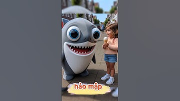 Cá mập đi tập thể dục nhưng hơi lạ #shark #shorts #ai #chatgpt #hinhanh