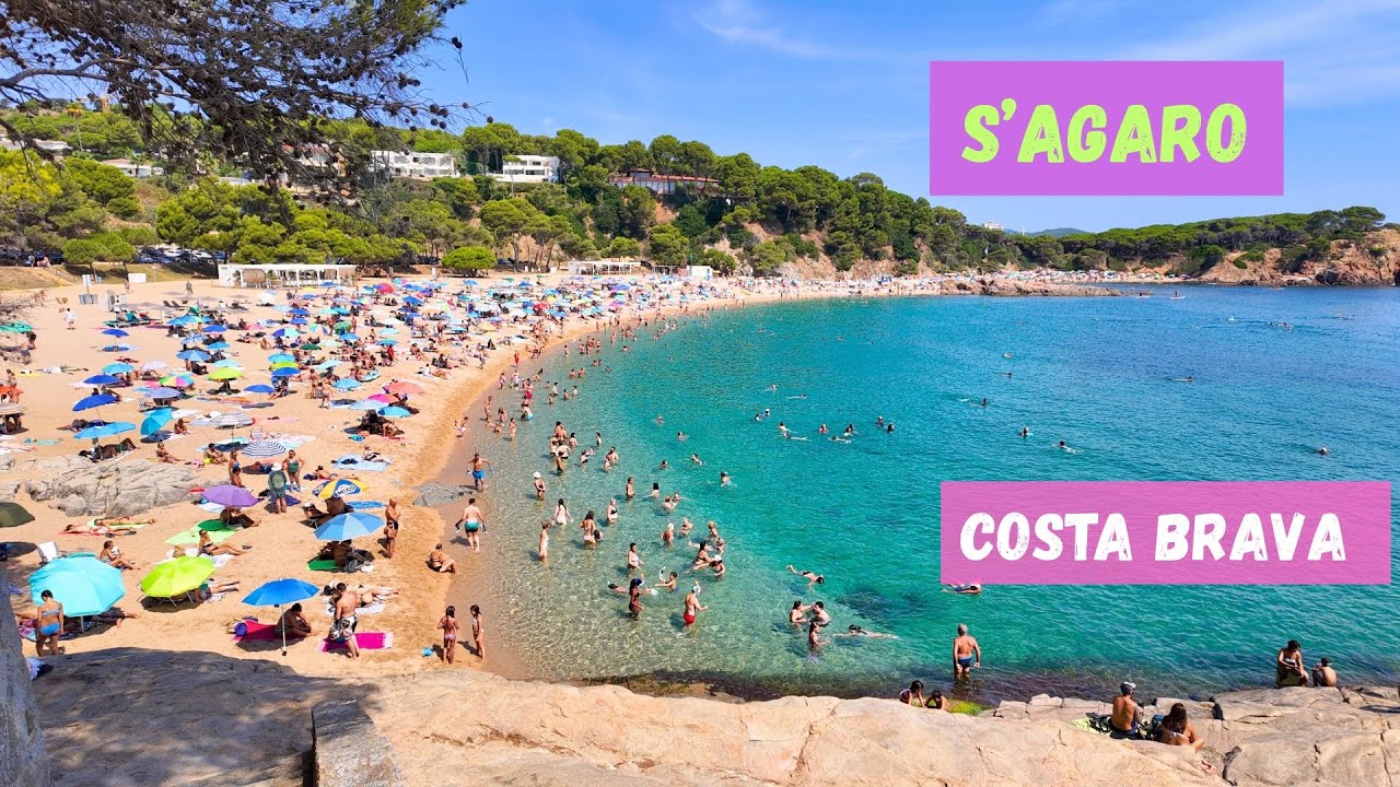 [4K] S’Agaró Walking Tour | Stunning Costa Brava Coastline