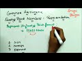 Floating point numbers - Representation II Computer Arithmetic II COA