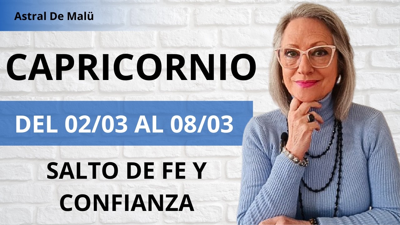 CAPRICORNIO /SALTO DE FE Y CONFIANZA