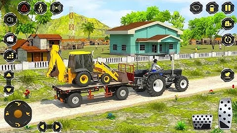 ⚡Real JCB Backhoe Loader Game - 🚧 - Android GamePlay
