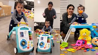 Angad Walking For The First Time | New Baby Toys ?