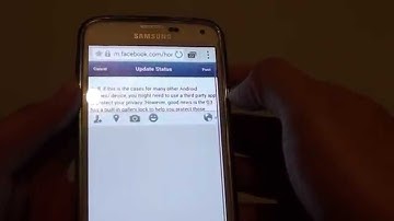 Samsung Galaxy S5: How to Copy & Paste Text From a Webpage to Facebook