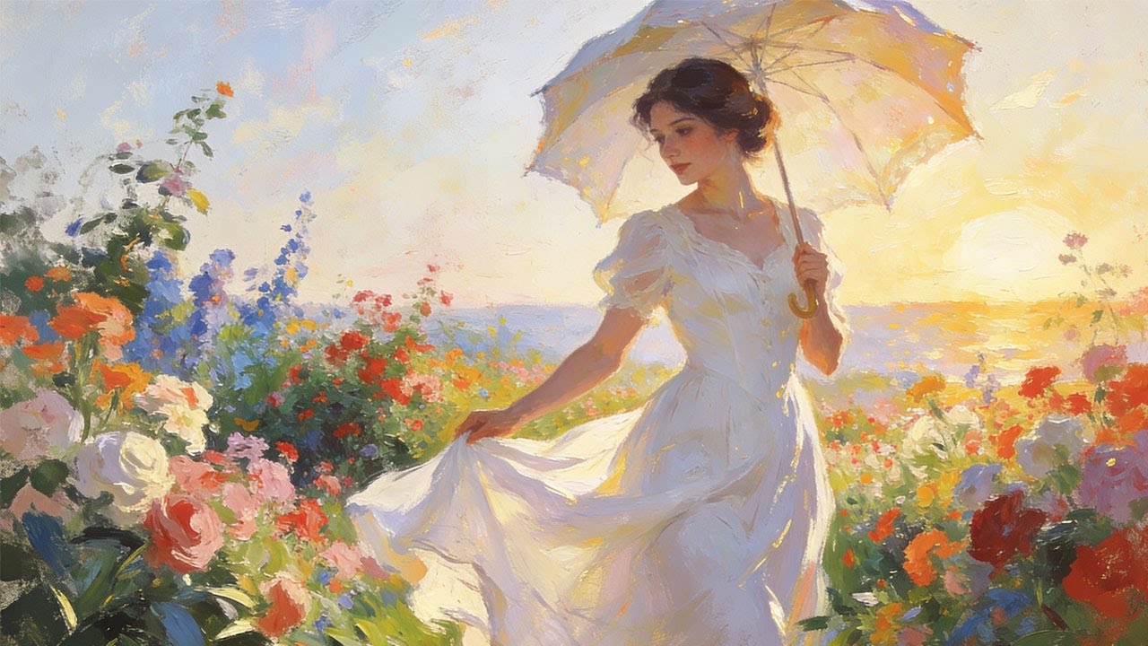 Visual Poems | Claude Monet Style AI Art Animation | Relaxing Classical Music [4K]