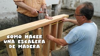 Como hacer una escalera de madera en 60 minutos 😱 ||► bricolaje || #mountainmen