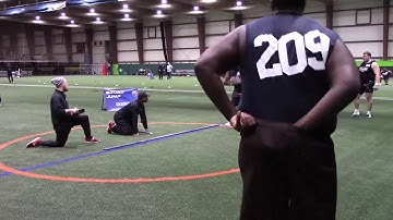 2020 National Scouting Combine OL DL Broad Jump  DAVID HENDERSON