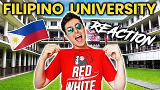 Foreigner Reacts to FILIPINO UNIVERSITY! University of the East (UE)!