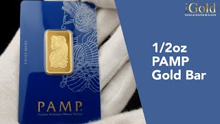 1/2oz PAMP Gold Bar