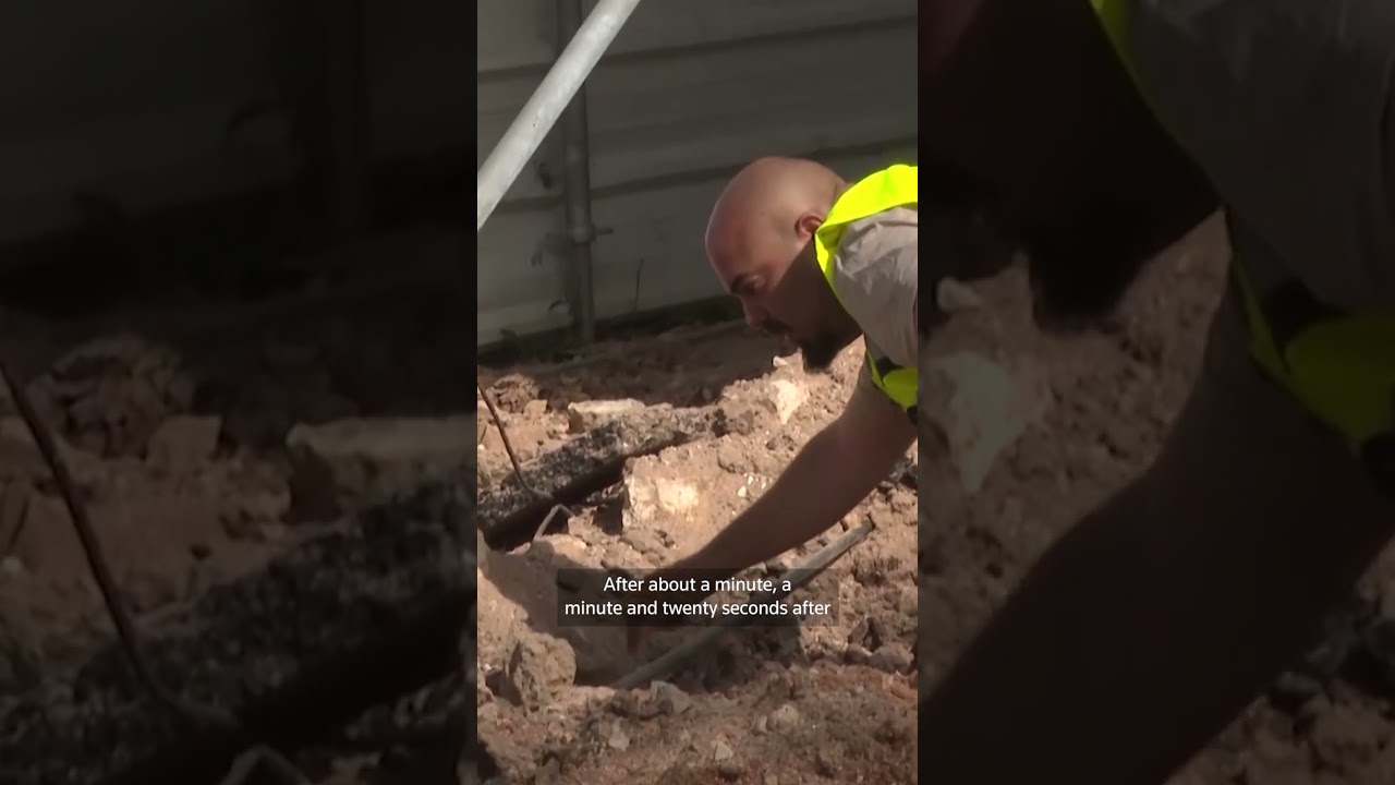 Local describes Iranian missile strike in Israel's Ramat Hasharon