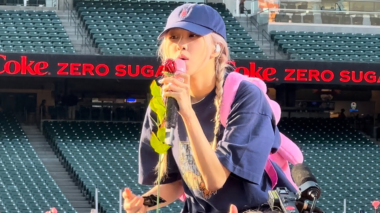 230822 BLACKPINK - Full soundcheck (Really / See U Later / YYY) live @ Oracle Park, SF 4K Fancam