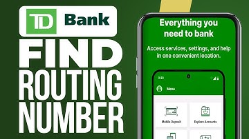 How To Find TD Bank Routing Number On App (2025 Update)