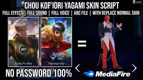 Chou Kof Iori Yagami Skin Script With Replace Normal Full Sound Effect Voice No Password Gloo Patch
