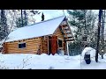 Remote Off Grid Log Cabin: The Band Is Back For The Winter