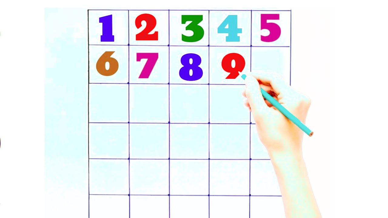 Learn & Write 1-30 | 123 Numbers Writing Practice | Kids Math video ...