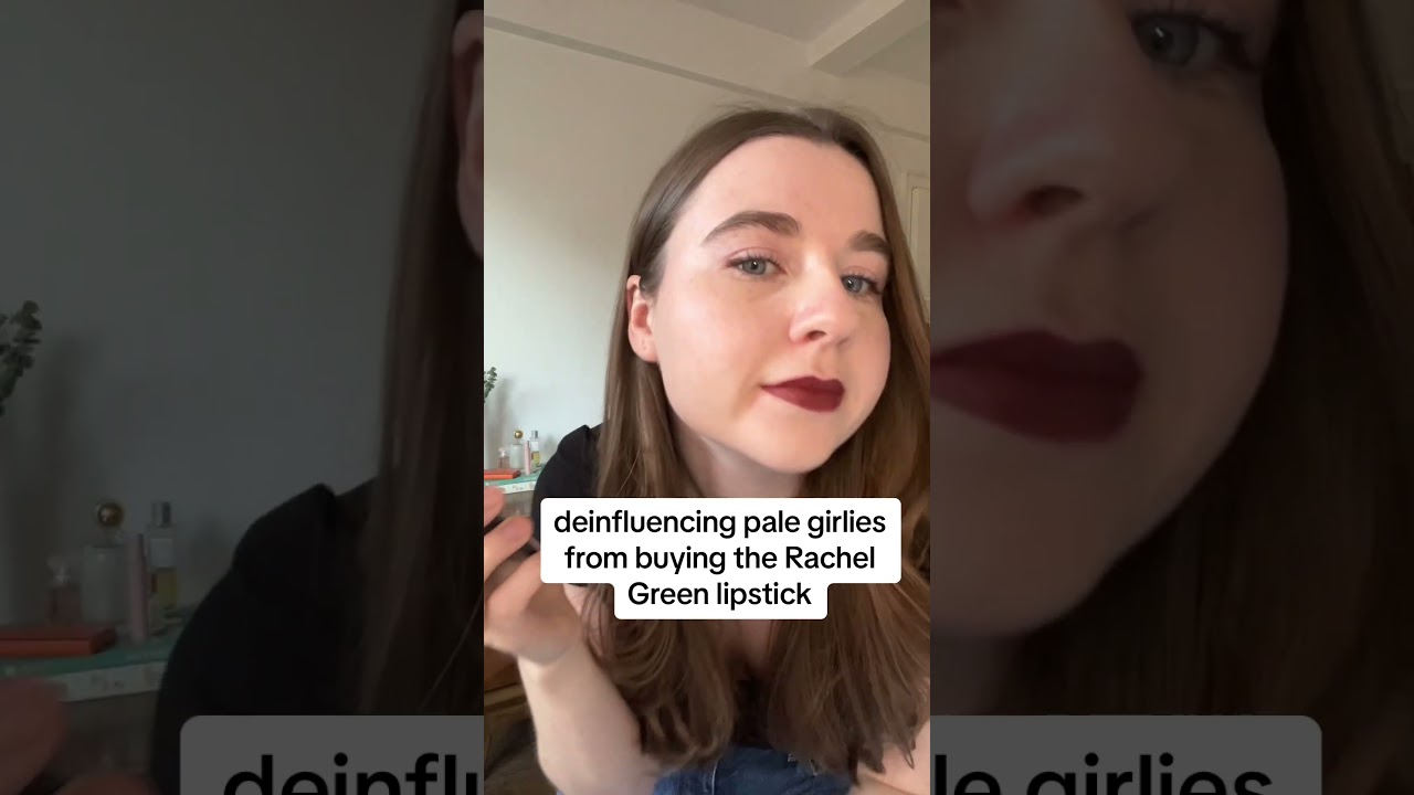 trying the iconic rachel green lipstick