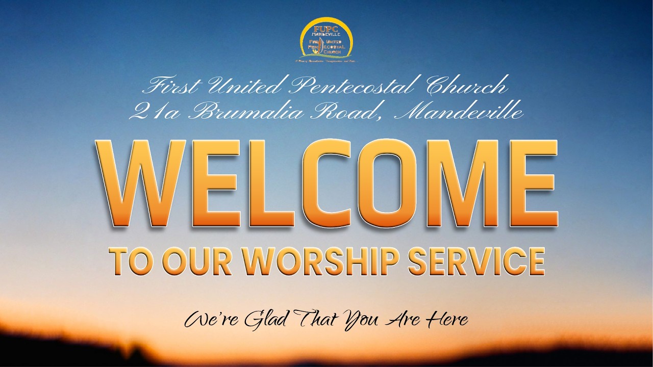 FUPC Mandeville Special Teaching Session I Speaker: Bishop Devon Dawson February 22, 2026