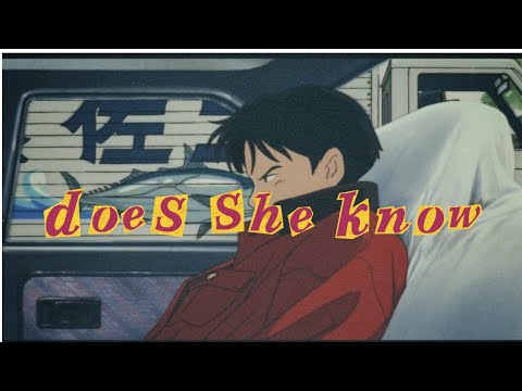 🌊 does she know by kiana v. ft curtismith | lyric video x taku morisaki | geckogecka 🌊
