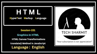 HTML Canvas Transformations  - translate() Method for Canvas (Session-151)
