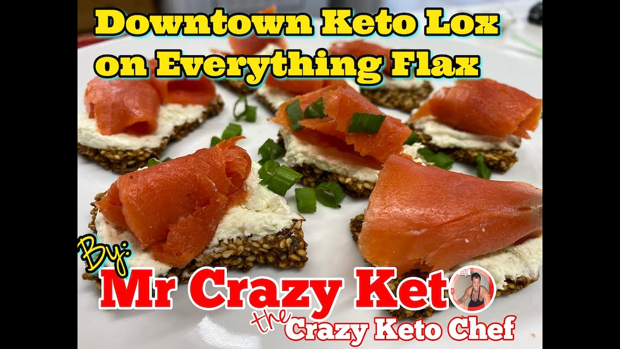 "Downtown Keto Lox" Smoked Salmon and 3 Cheese Spread on Everything