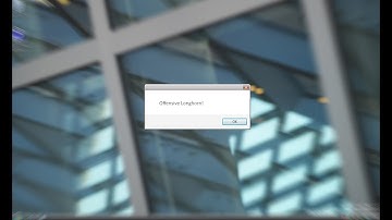 Offensive Longhorn (OFFENSIVE ALICE X Windows Longhorn Build 5270 Crazy Error)