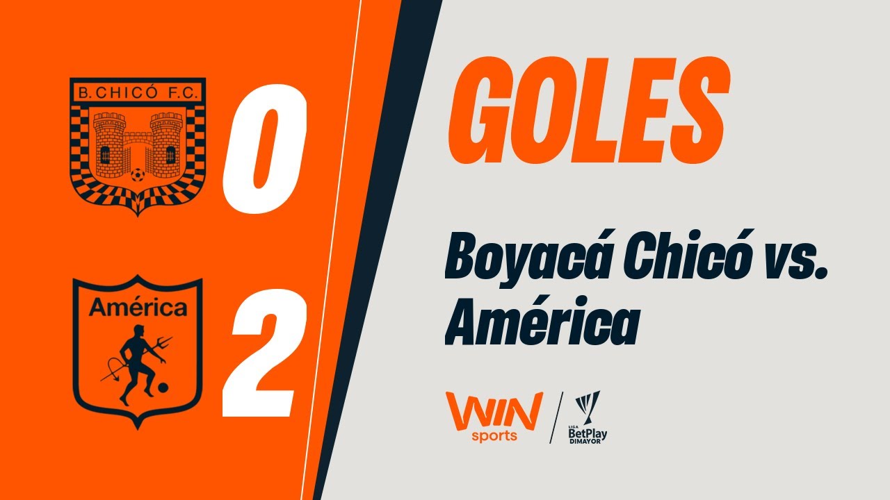 Boyacá Chicó vs. América (goles) | Liga BetPlay Dimayor 2025-2 | Fecha 18