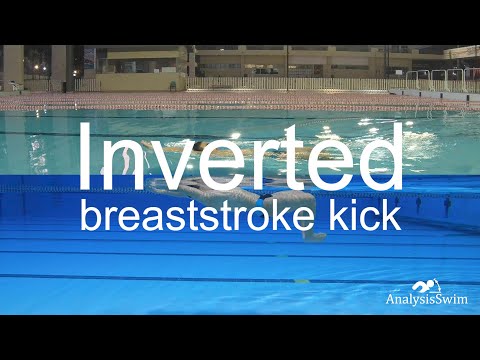 Inverted breaststroke kick