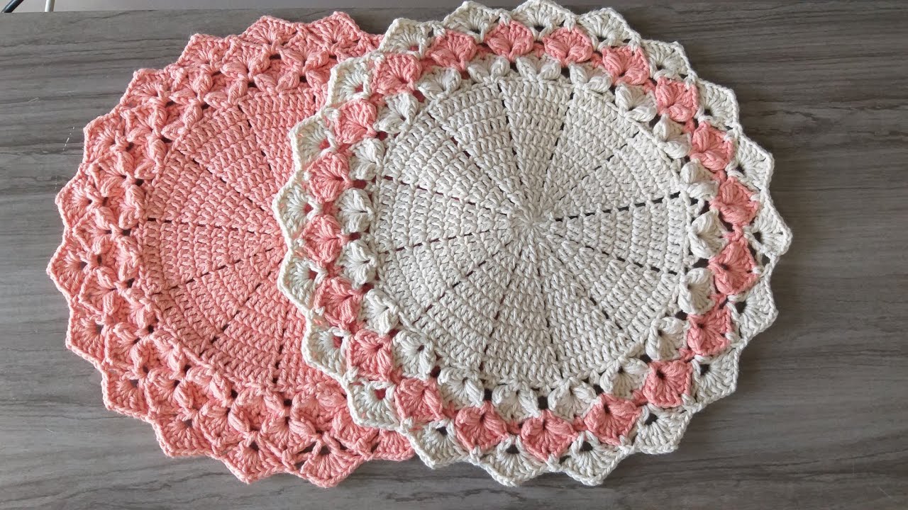 Sousplat Jolie 🌸Sousplat de Croche #encantocroche