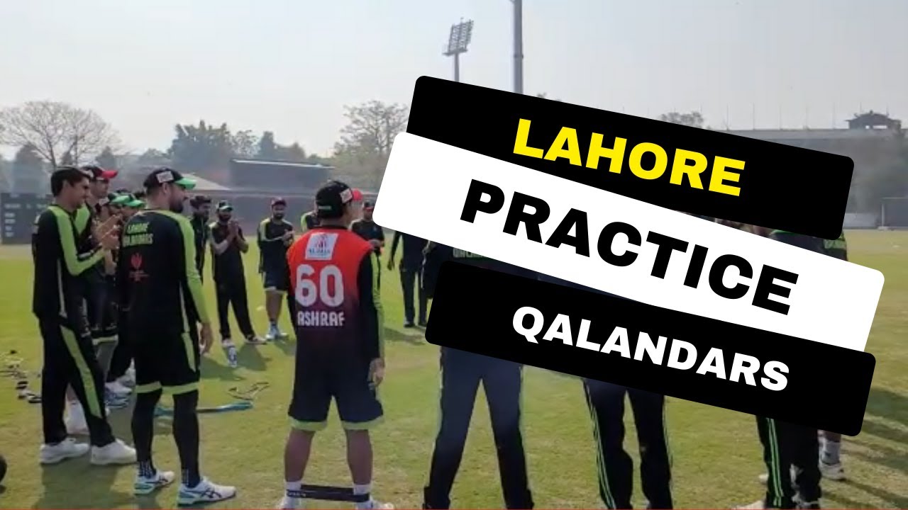 Lahore Qalandars Team Practice Session 2022 | HBL PSL 7