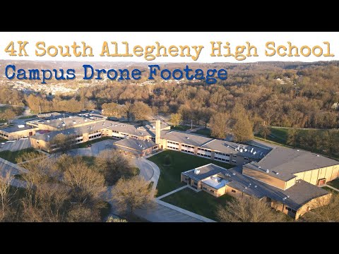 4K Video South Allegheny High School // Aerial Drone Footage // Liberty, PA