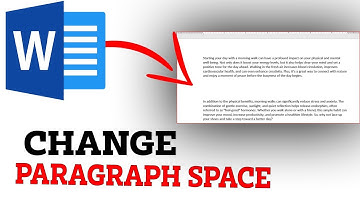 How To Change Space Between Paragraphs In Word - Full Guide