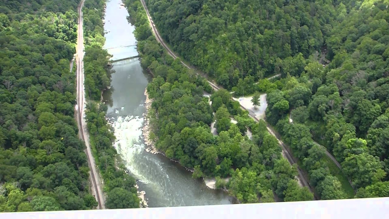 Bikes Eye View of the New River Gorge Bridge